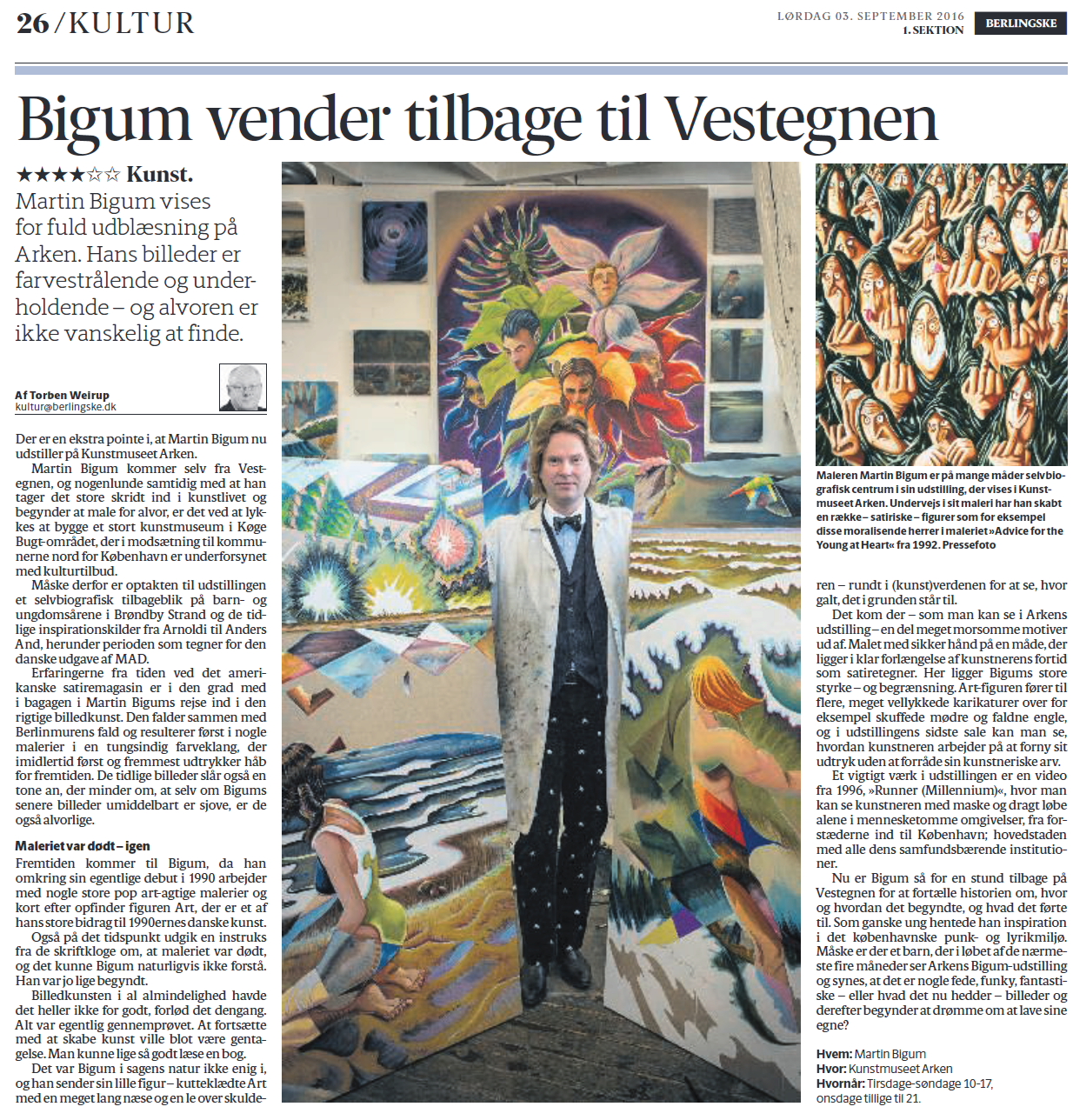 Torben Weirup Martin Bigum Berlingske Arken