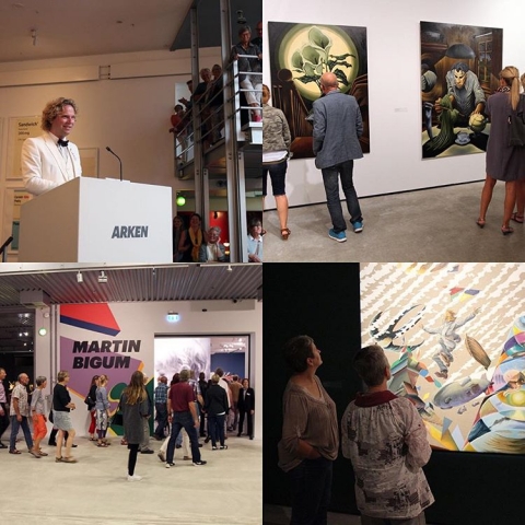 Martin Bigum Arken solo show 2016 2017 