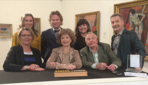 kunstquiz DRK Martin Bigum Trine Ross Adrian Hughes Bente Scavenius
