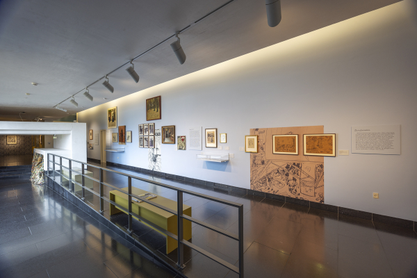 Installation view, J.F. Willumsen and Martin Bigum, Willumsens Museum, 2024, J.F. Willumsen and Martin Bigum, Som et møl mod flammen/ Like a moth to the flame, Willumsens Museum and Randers Kunstmuseum, Jan.-Oct. 2024, curated by Merete Sanderhoff