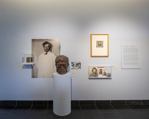 Installation view, J.F. Willumsen and Martin Bigum, Willumsens Museum, 2024, J.F. Willumsen and Martin Bigum, Som et møl mod flammen/ Like a moth to the flame, Willumsens Museum and Randers Kunstmuseum, Jan.-Oct. 2024, curated by Merete Sanderhoff