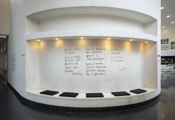 Installation view, J.F. Willumsen and Martin Bigum, Willumsens Museum, 2024, J.F. Willumsen and Martin Bigum, Som et møl mod flammen/ Like a moth to the flame, Willumsens Museum and Randers Kunstmuseum, Jan.-Oct. 2024, curated by Merete Sanderhoff