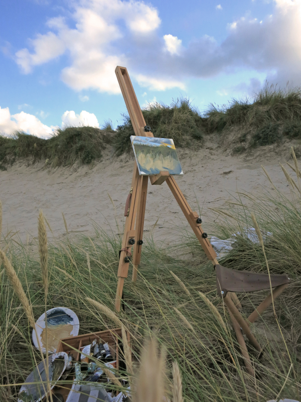 From the process, 2015, The ocean doesn´t sleep at night: Sea-, city- and landscape paintings by Martin Bigum, 2000-2021