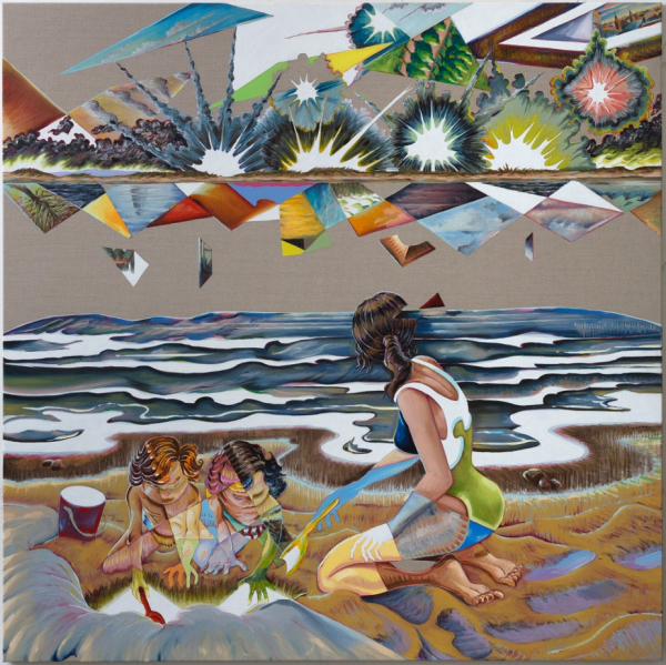 The Mother, 2015, 170 x 170 cm, oil on canvas with rabbit glue