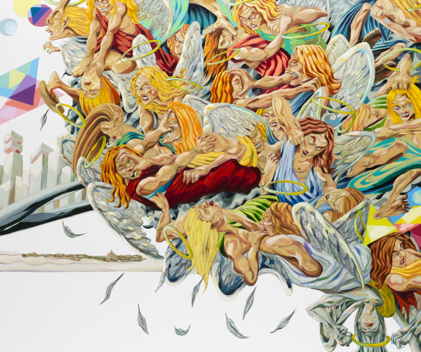 Jigsaw Falling Into Place, 2008-9, oil on canvas, 200 x 240 cm, private collection