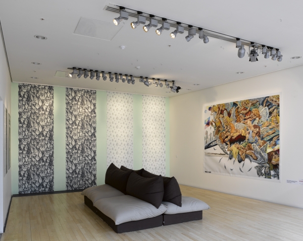 Martin Bigum: Wall ART, wallpapers, Danish Design Center, 2008, Advice For The Young At Heart, Bubbleman, Jigsaw Falling Into Place, Limited Edition, 2008-09