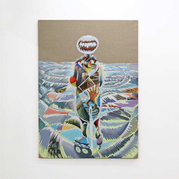 A Sudden Memory, 175 x 125 cm, oil on canvas w. rabbit glue, 2020, private collection, Another World 2020-21