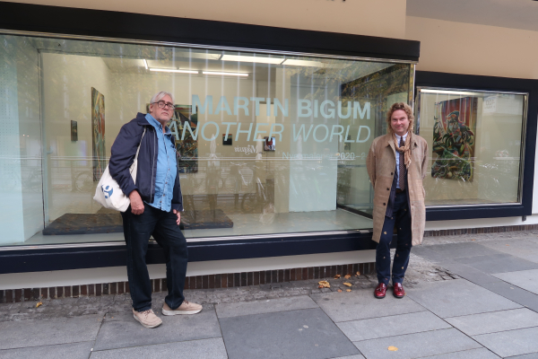 Martin together with film director Torben Skjødt Jensen: If you have not seen the DR2-tv-series about Martins art, do watch on line:https://www.dr.dk/drtv/serie/mit-livs-kunst-_-med-martin-bigum_205831, Another World 2020-21