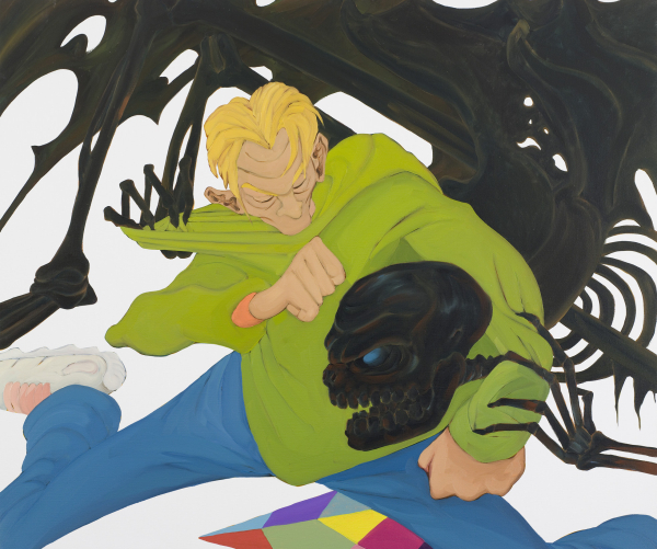 Death Dying, 2006, oil on canvas, 100 x 120 cm, private collection