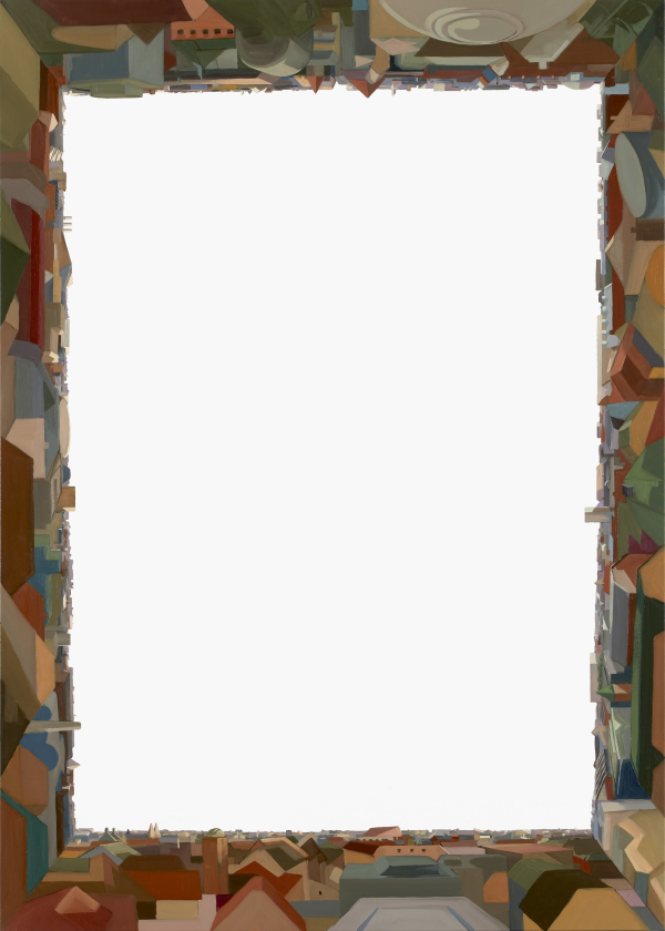 Hospital View, 2006, oil on canvas, 190 x 135 cm, Marc Blondeau Collection, Geneva
