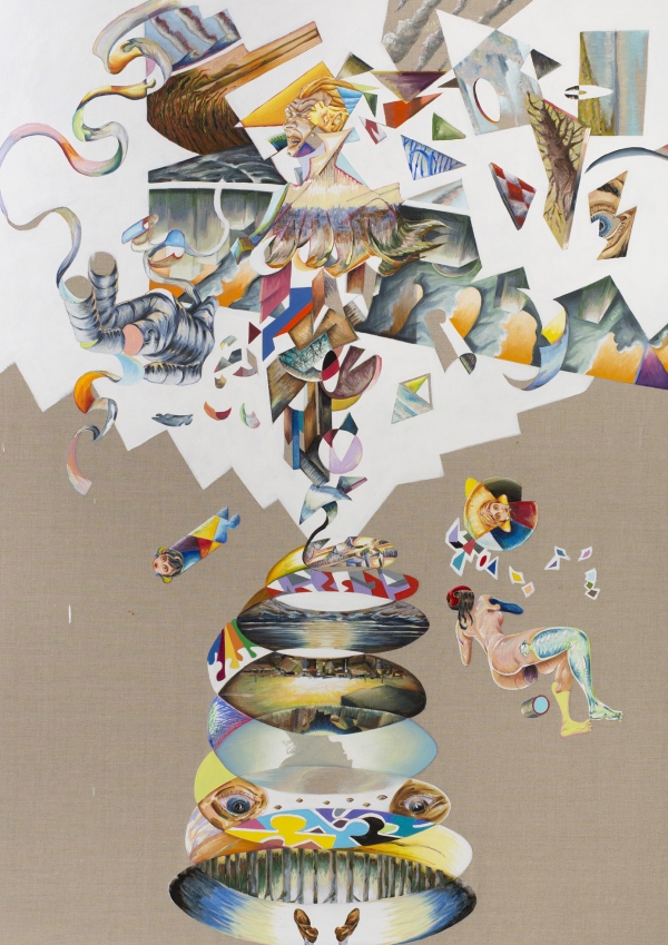 Siren, 2014, oil on canvas, 190 x 135 cm