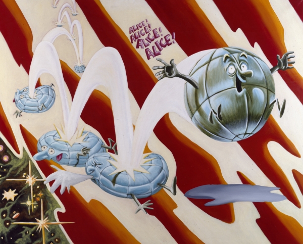  Alice!, 1992, acrylic on canvas, 145 x 180 cm, private collection
