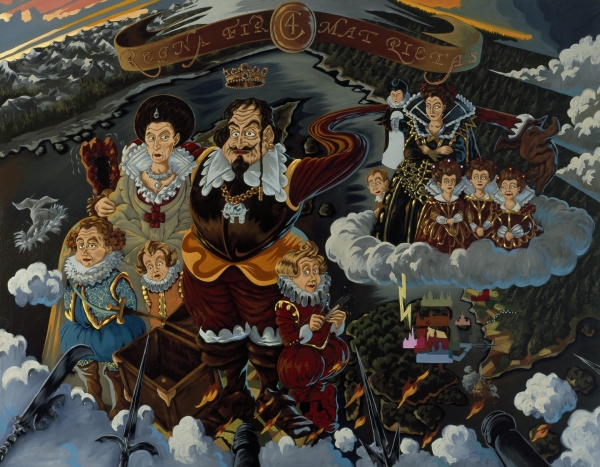 The King's Children, 2002, Oil on canvas 170 x 220 cm, Frederiksborg Castle, Denmark