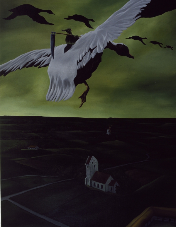 Goosechase, 1994, acrylic on canvas, 180 x 150 cm