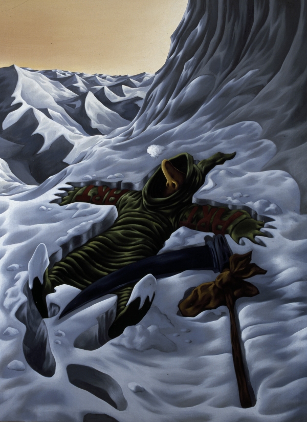 Mountaineer, 1994- 95, acrylic on canvas, 200 x 145 cm, private collection