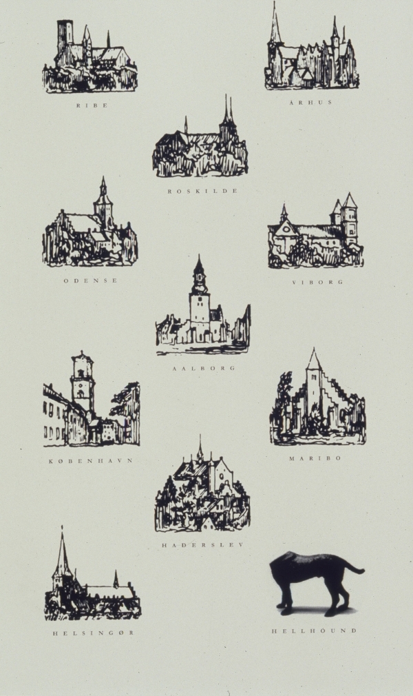 Hellhound, 1996, photo/collage, private collection