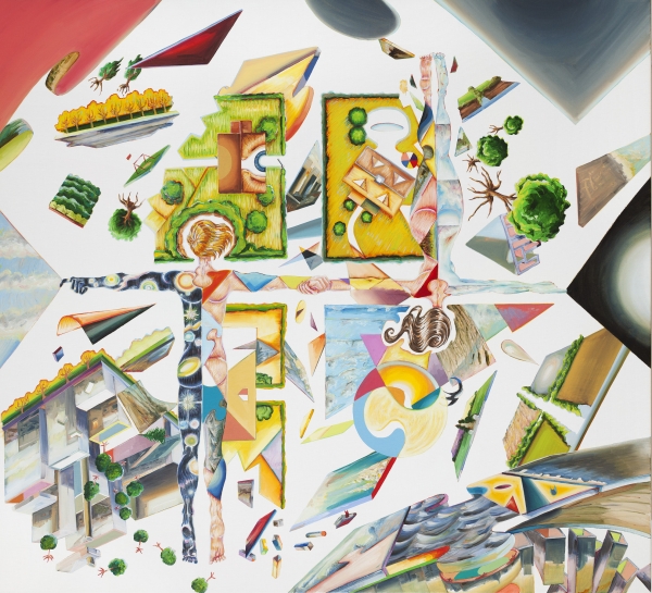 In Arcadia Ego, 2013, oil on canvas, 240 x 240 cm